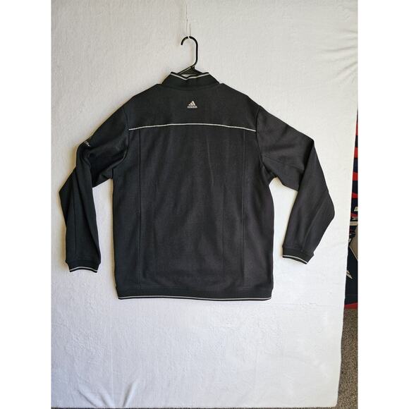 Mens Adidas Black Full Zip Jacket Size Xl With Fiddlers Elbow Embroidery - Picture 12 of 16